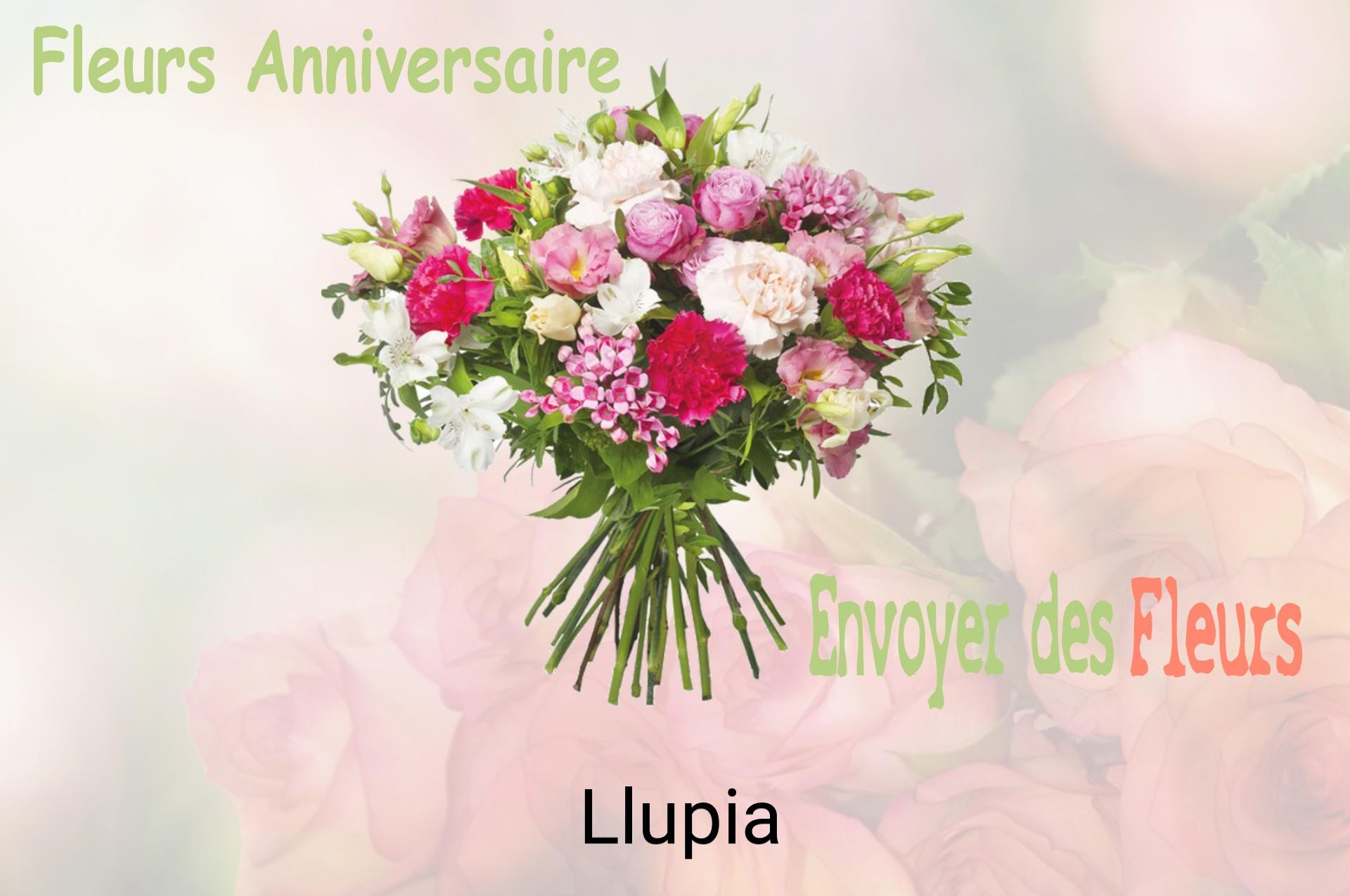 Bouquet de fleurs d’anniversaire livré à Llupia